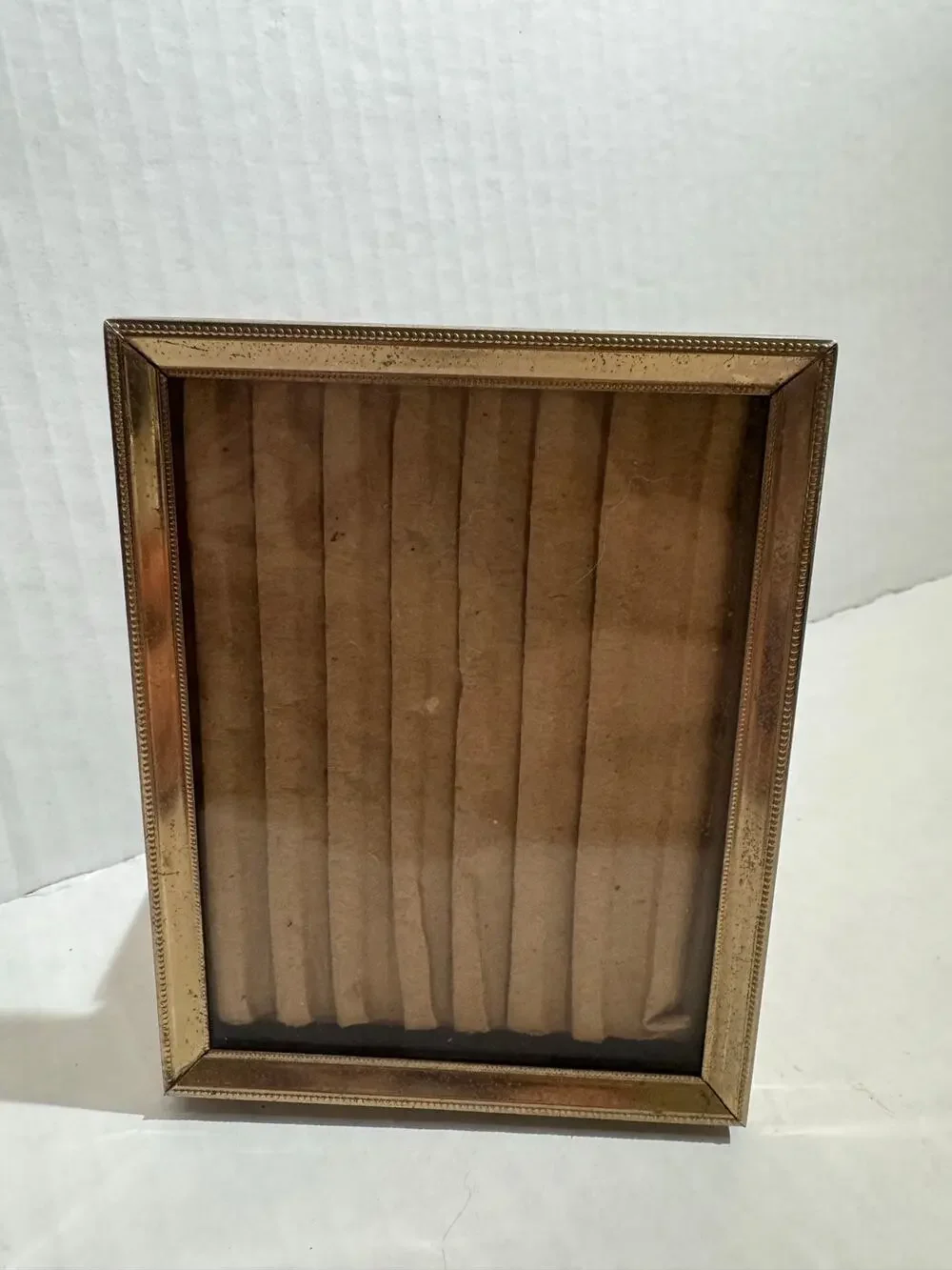 Vintage brass photo frame
